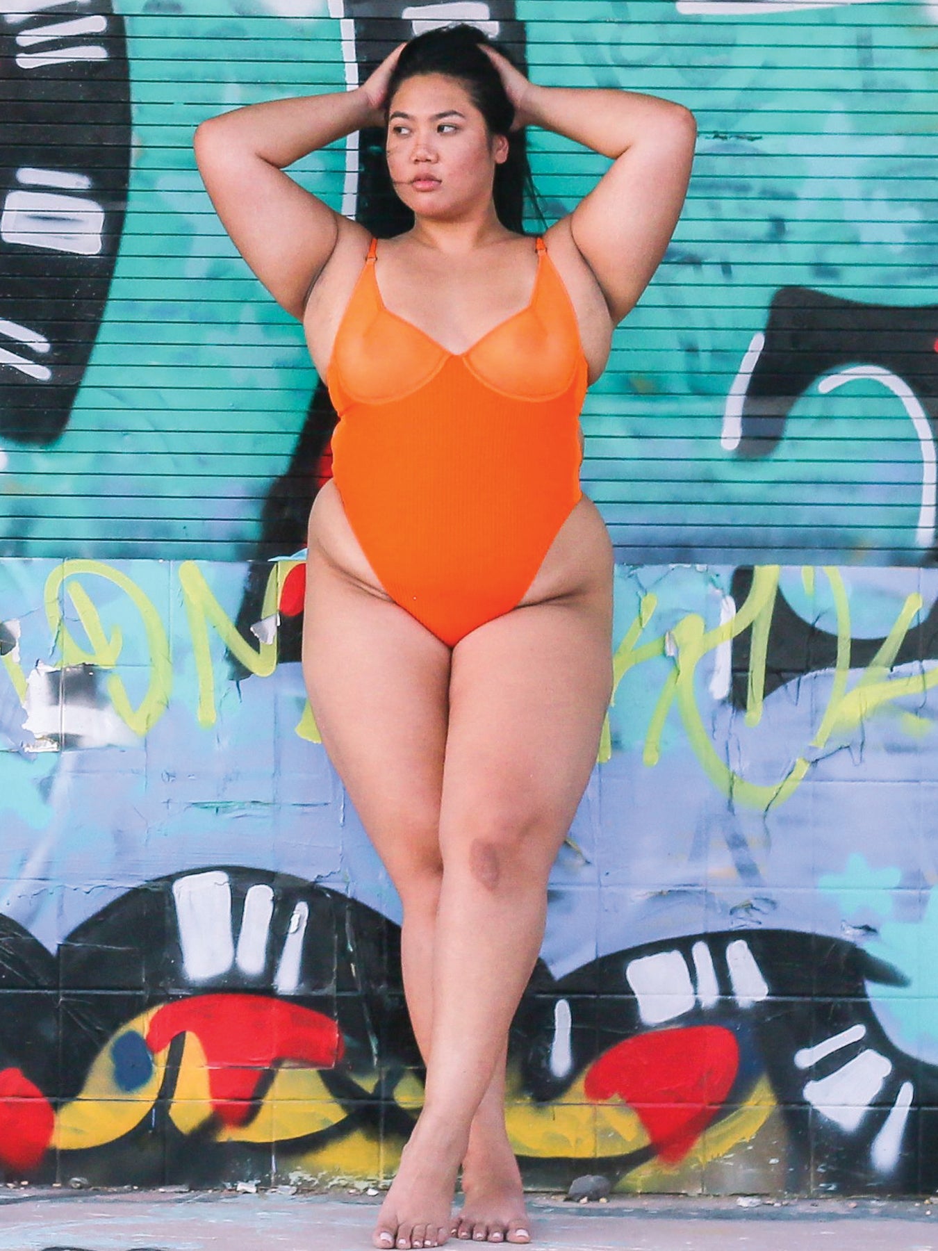 Women's One Piece Swimsuit Plus Size Thong Bathing Suit High Cut - WF  Shopping