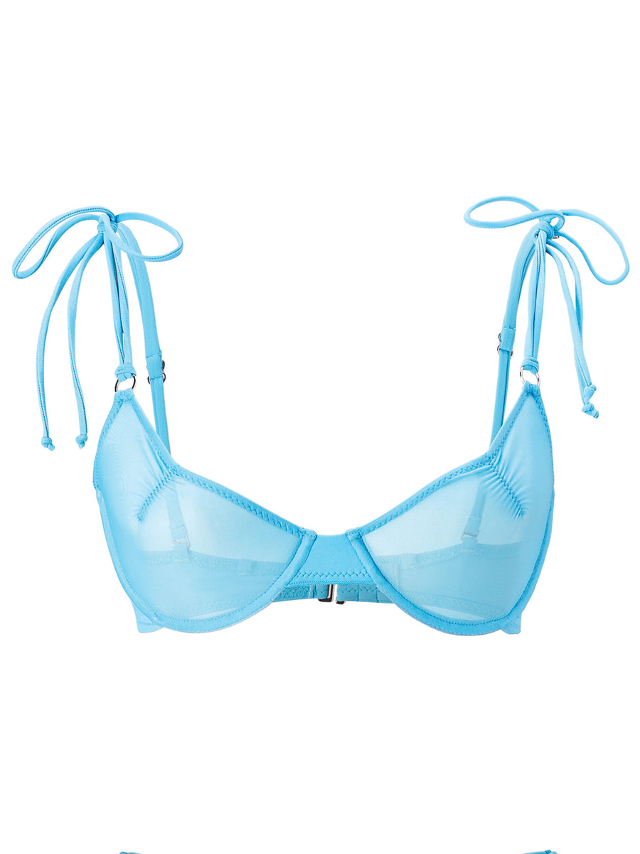 BANSHEE SWIM FOREPLAY TOP AQUA WOMEN'S SWIMWEAR BIKINI TOP SIZE XL